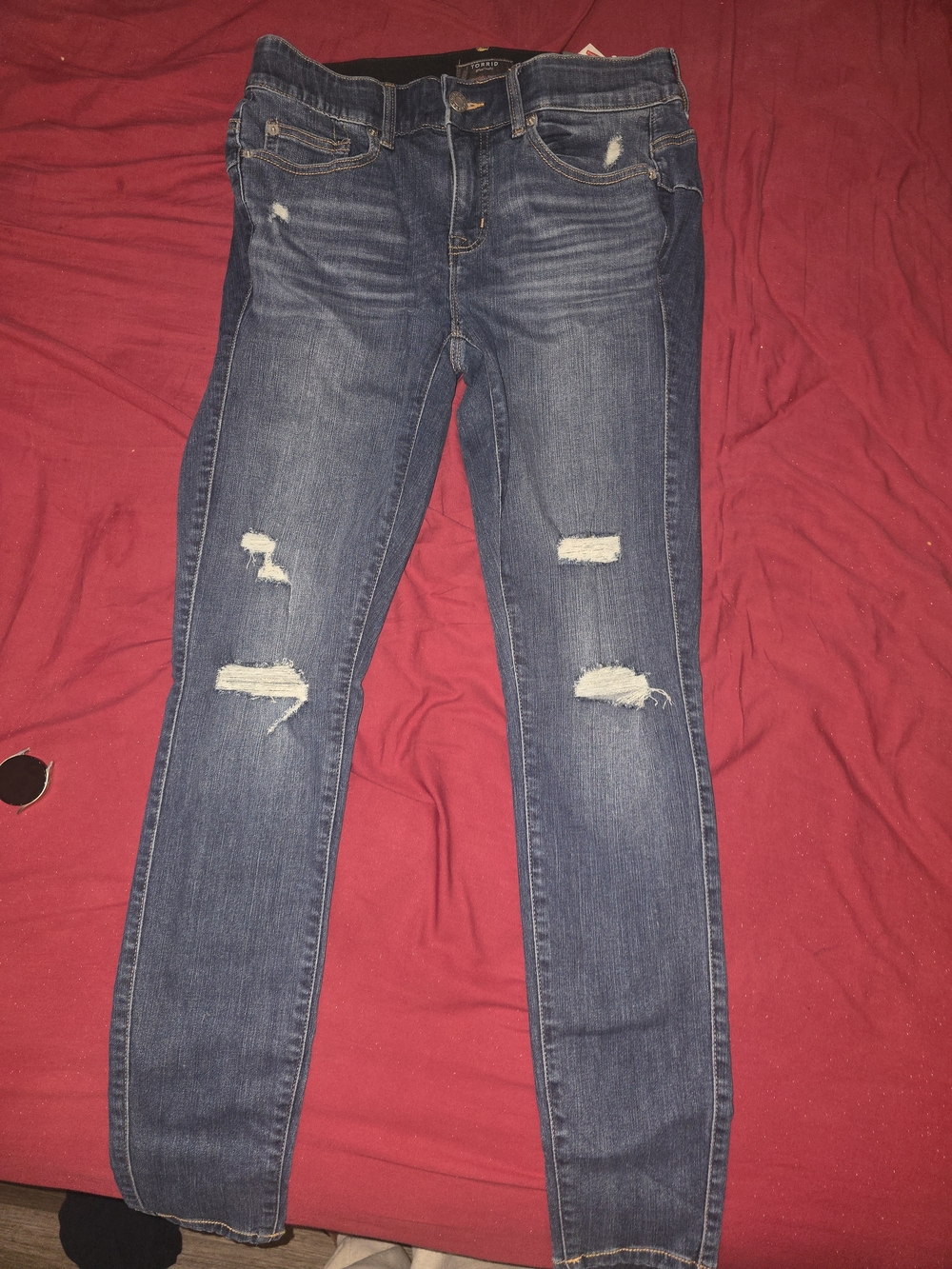 Torrid Bombshell Skinny High-Rise Premium Stretch Jeans Size 10T Tall